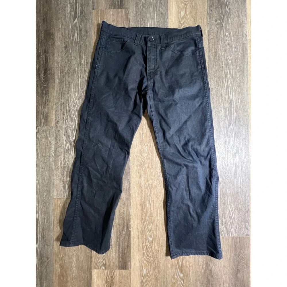 Levis 569 Loose Straight Jeans Mens 34x32 Black Relaxed Fit Denim 85569-0002